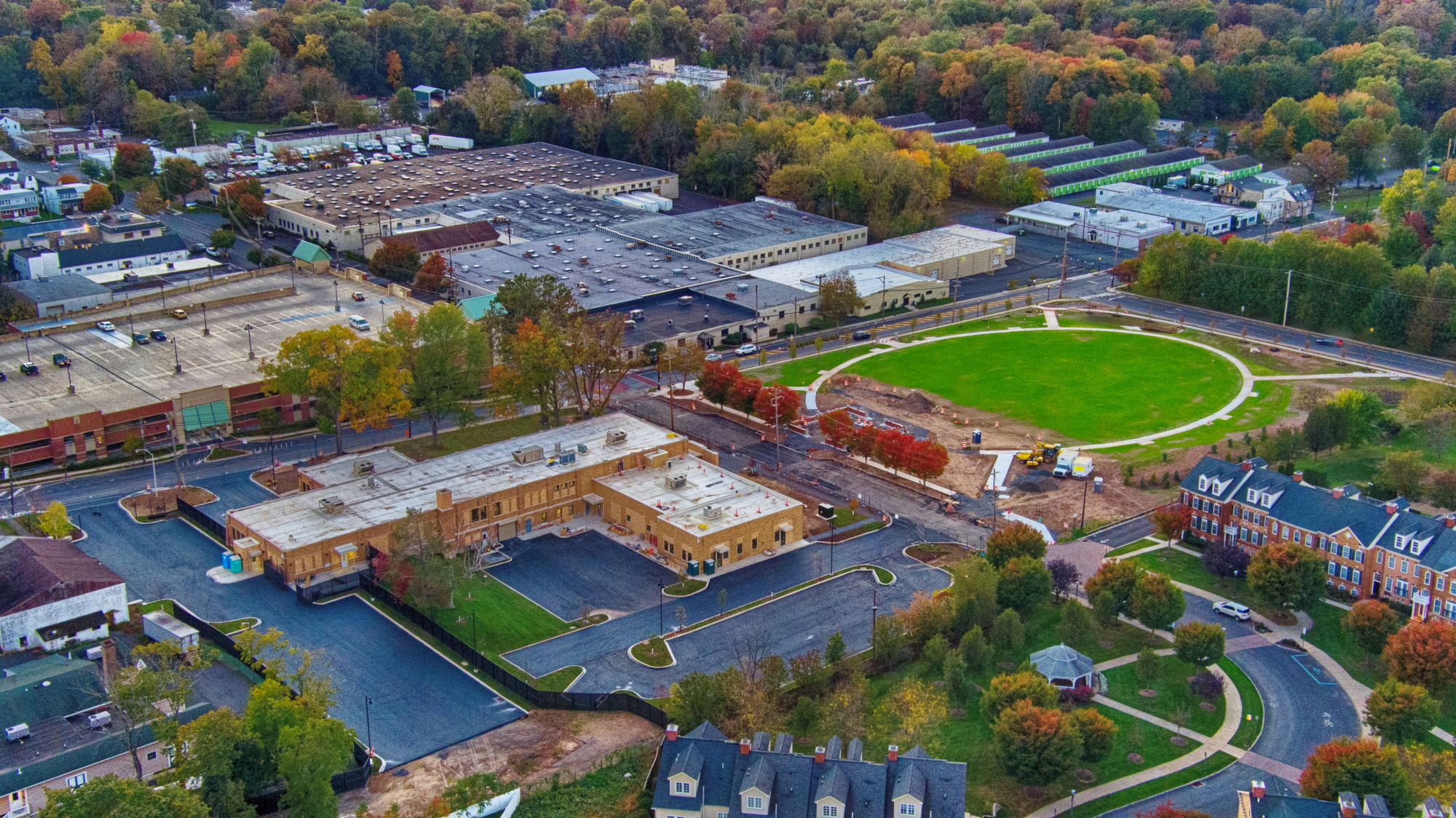 Aerial View of Project Doylestown Borough Hall